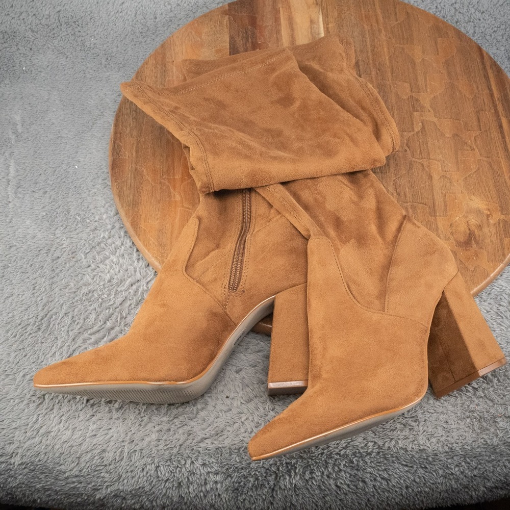 Steve Madden Womens Size 6 Experience Faux Leather Over-The-Knee Boots Shoes - Picture 2 of 6